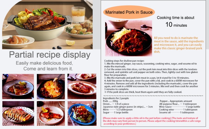 HeMaSe Microwave Grill Multi-Pot Polymer Heat-Conducting Layer - Advanced Technology for Even Heat Distribution and Searing